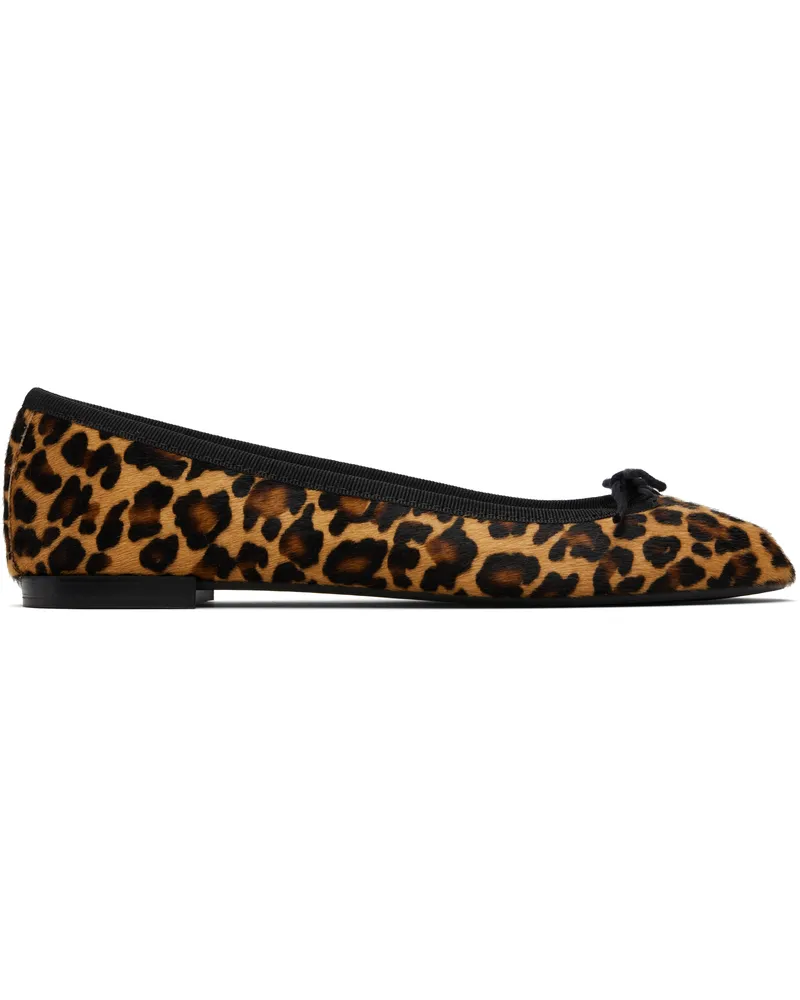 Repetto Brown & Tan Cendrillon Ballerina Flats 1479