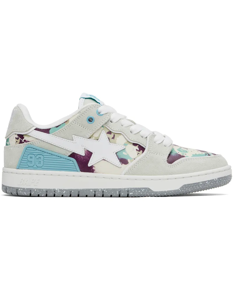 BAPE Gray 'BAPE' SK8 STA #3 M2 Sneakers Gra-gray