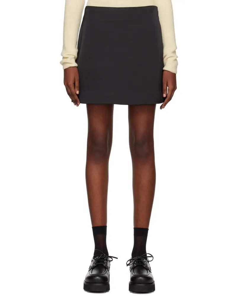 Proenza Schouler Black Proenza Schouler White Label Miniskirt Black