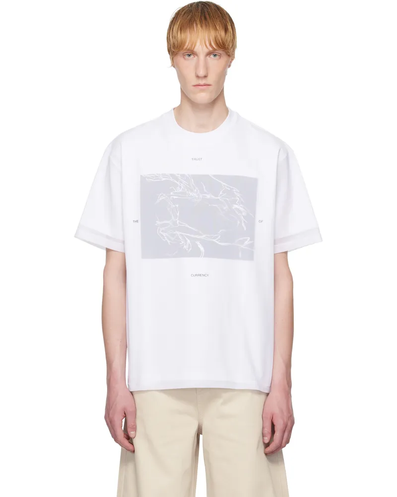Heliot Emil White Pellucid T-shirt Wht02