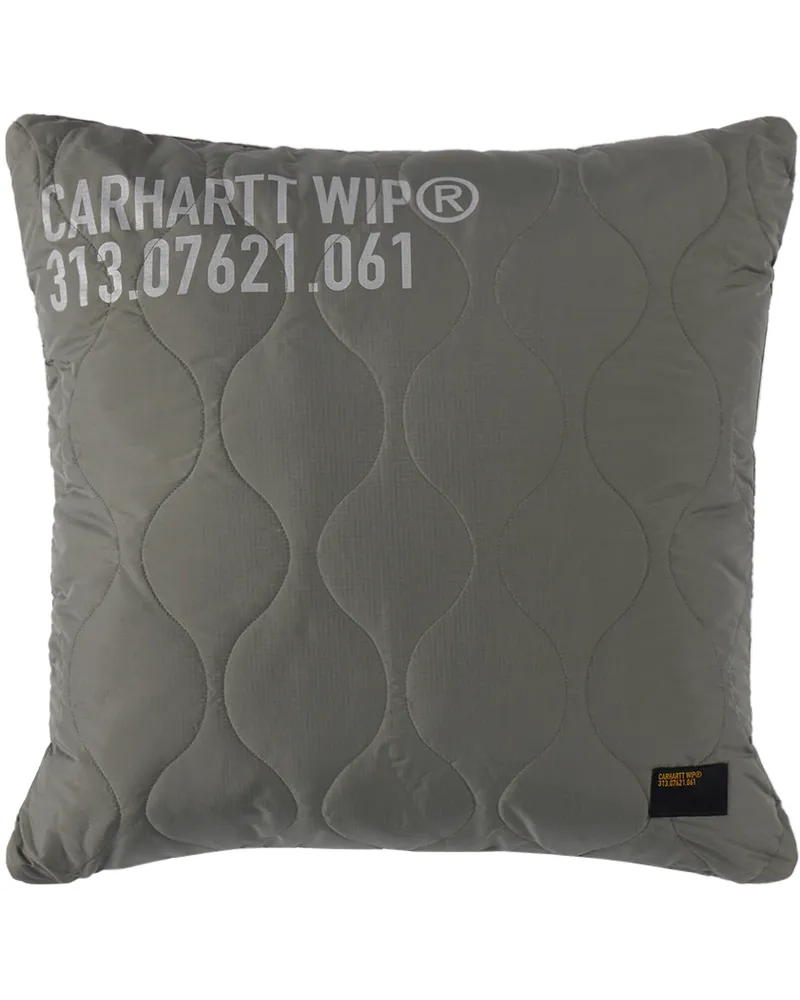 Green Tour Quilted Pillow