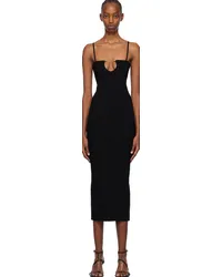 Jacquemus Black Les Classiques 'La robe Sierra bretelles' Midi Dress Black