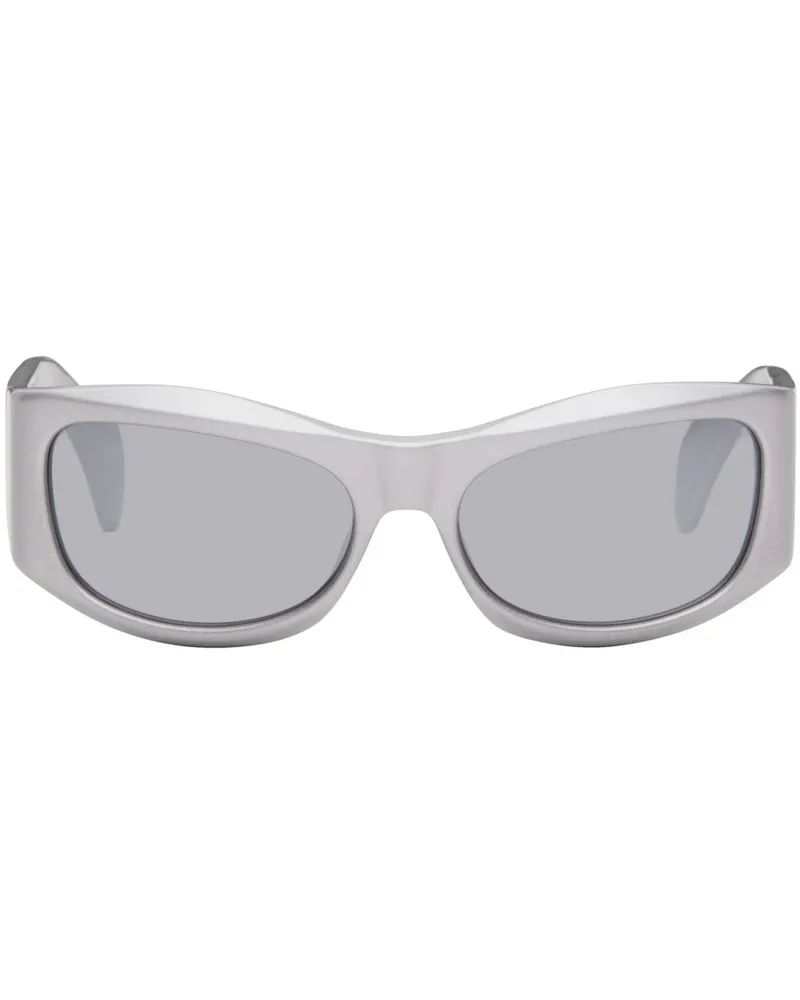 Heliot Emil Silver Aether Sunglasses Grey