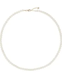 MATEO White Pearl Beaded Choker 14kt