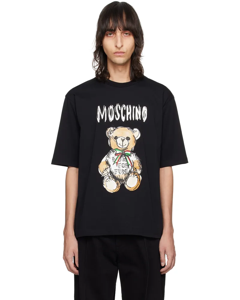 Moschino Black Teddy Bear T-Shirt V1555