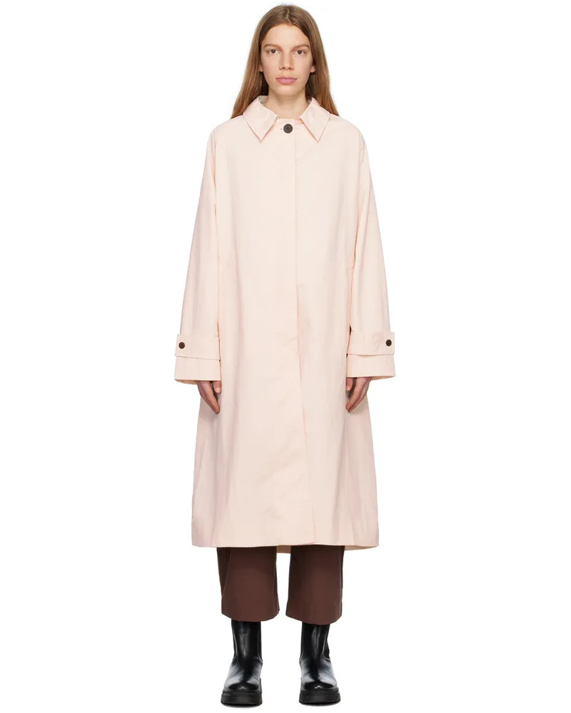 Studio Nicholson Pink Holin Trench Coat Shell