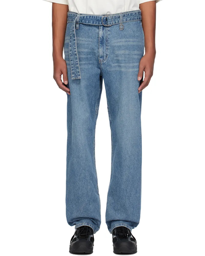Wooyoungmi Blue Belted Jeans 993l