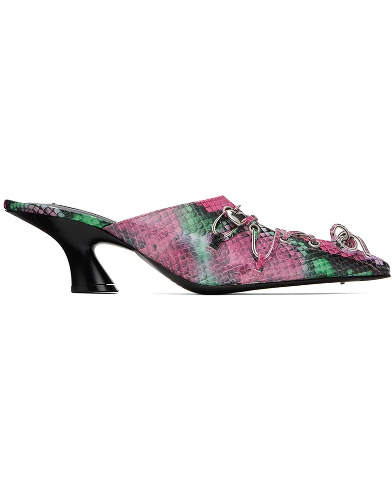 Acne Studios Multicolor Lace-Up Mules Dgc