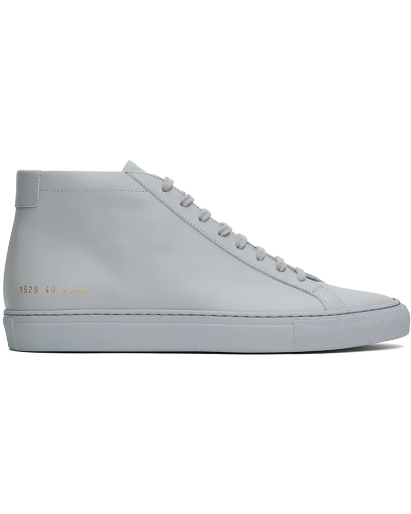 Common Projects Gray Achilles Mid Sneakers 7543