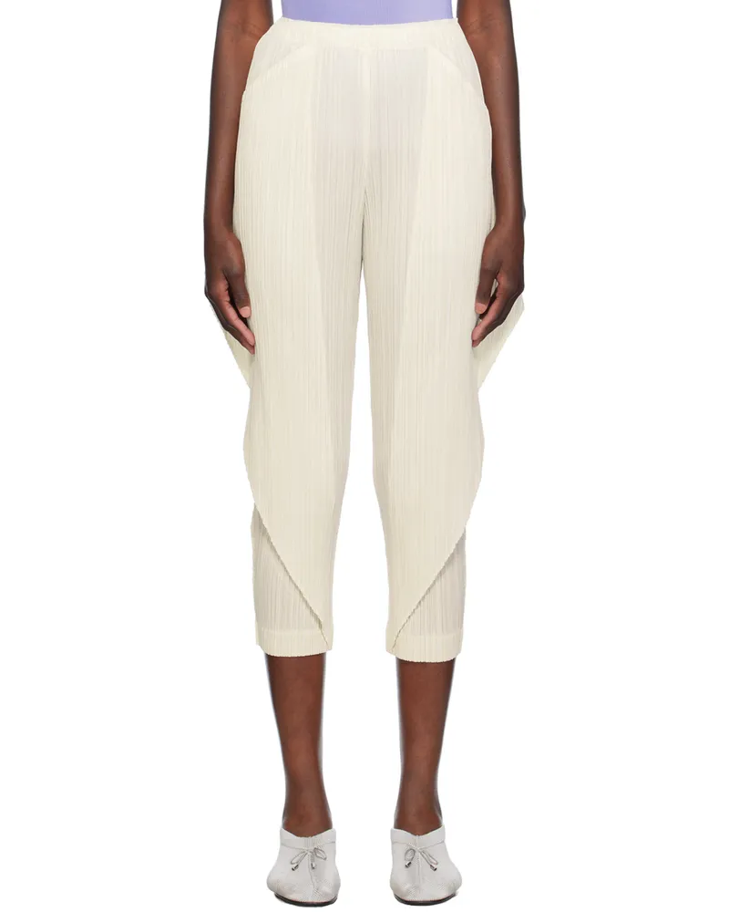 Issey Miyake Off-White Thicker Bottoms 1 Trousers 02