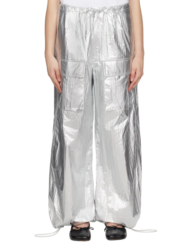Maison Margiela Silver Tyvek Trousers 905