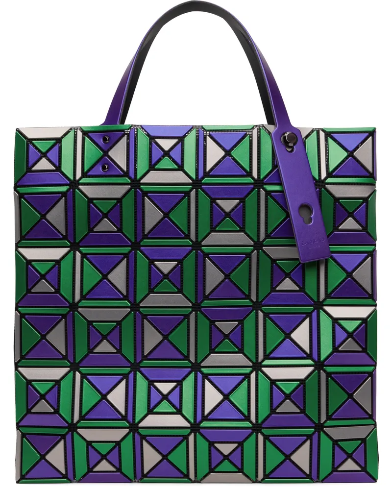Issey Miyake Multicolor Ensemble Tote 78-blue