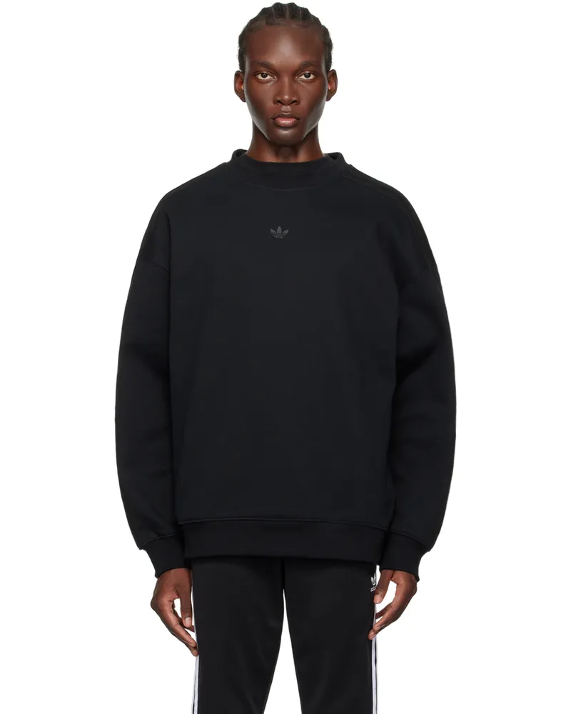 adidas Black Field Issue Essentials Sweatshirt Black