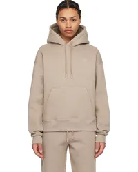 AMI Paris Taupe Ami de Cœur Hoodie Light