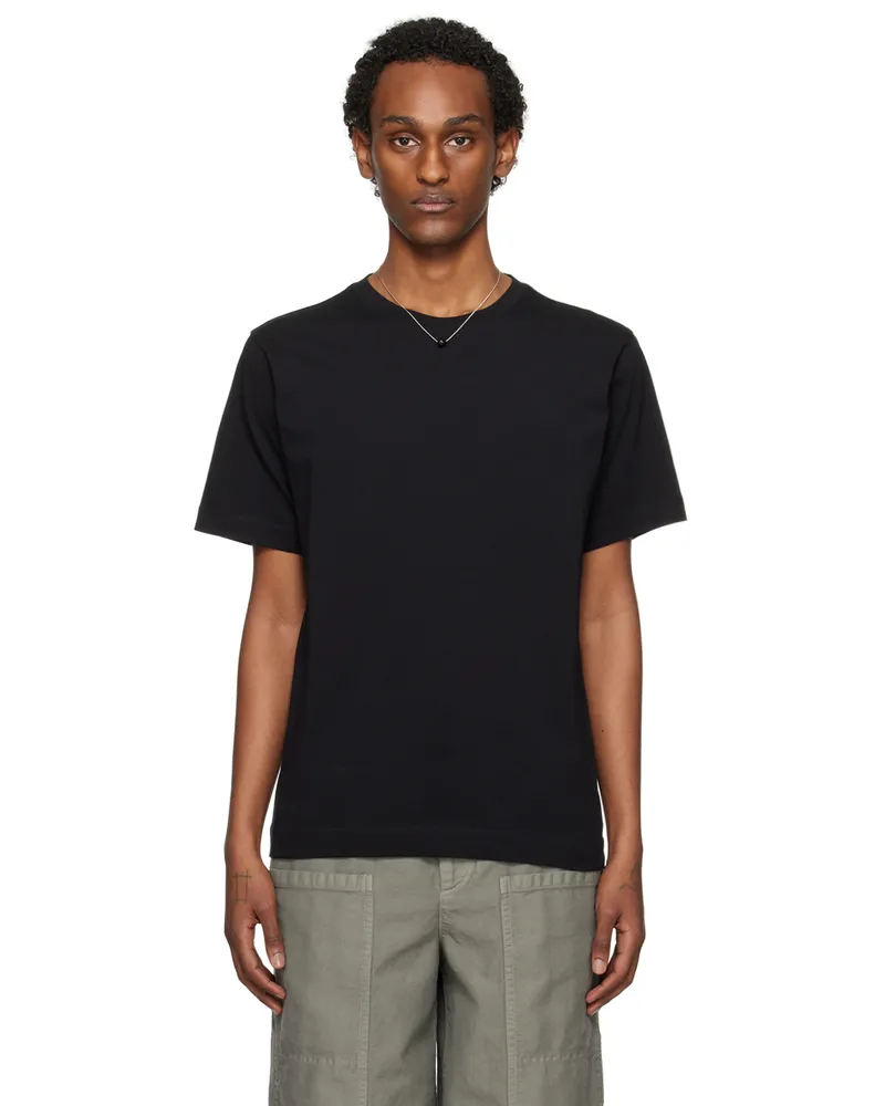 Dries van Noten Black Regular Fit T-Shirt 900