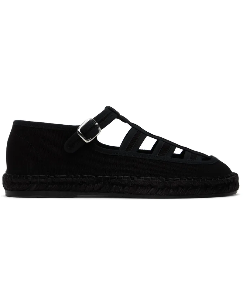 BODE Black Peggy Espadrilles Black
