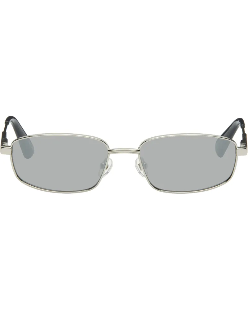 Jacquemus Silver 'The Sera' Sunglasses Silver