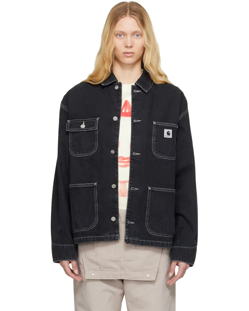 Carhartt WIP Black OG Michigan Denim Jacket Black