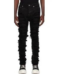 DRKSHDW by Rick Owens Black Detroit Jeans Black