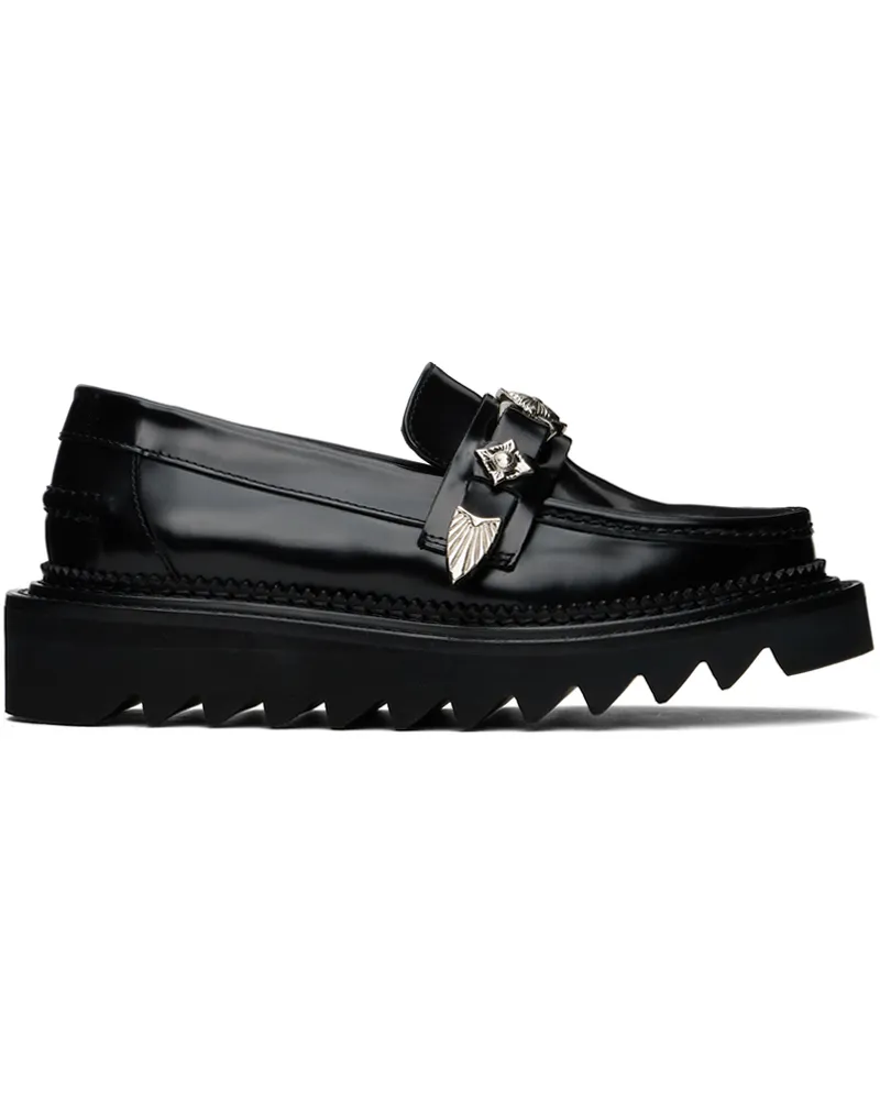 Toga SSENSE Exclusive Black Chunky Loafers Aj1243
