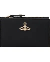 Vivienne Westwood Black Saffiano Card Holder Nblack