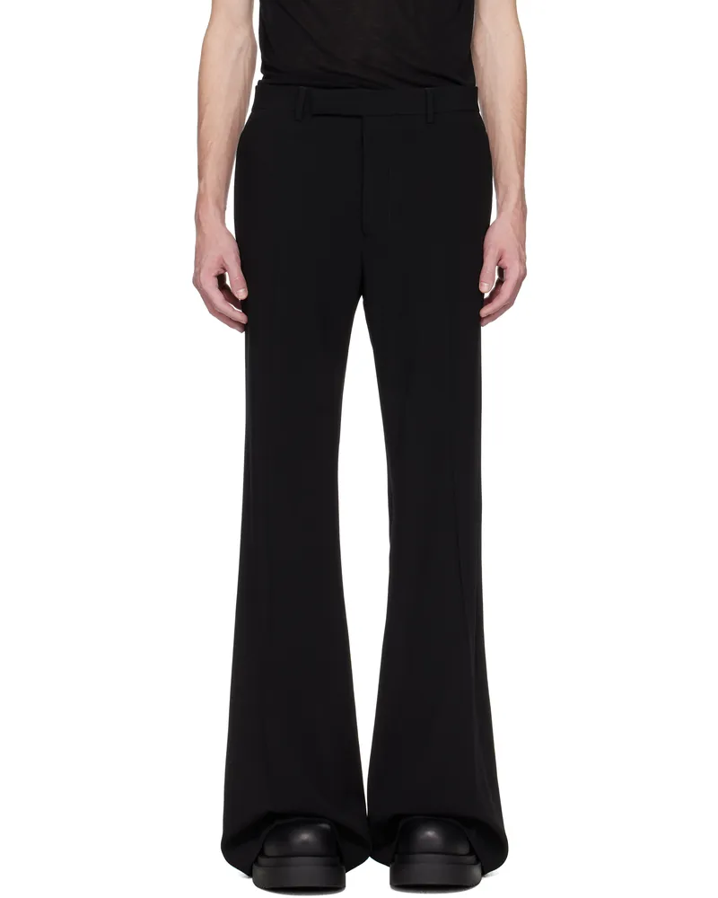 Rick Owens Black Hollywood Wide Astaires Trousers 09