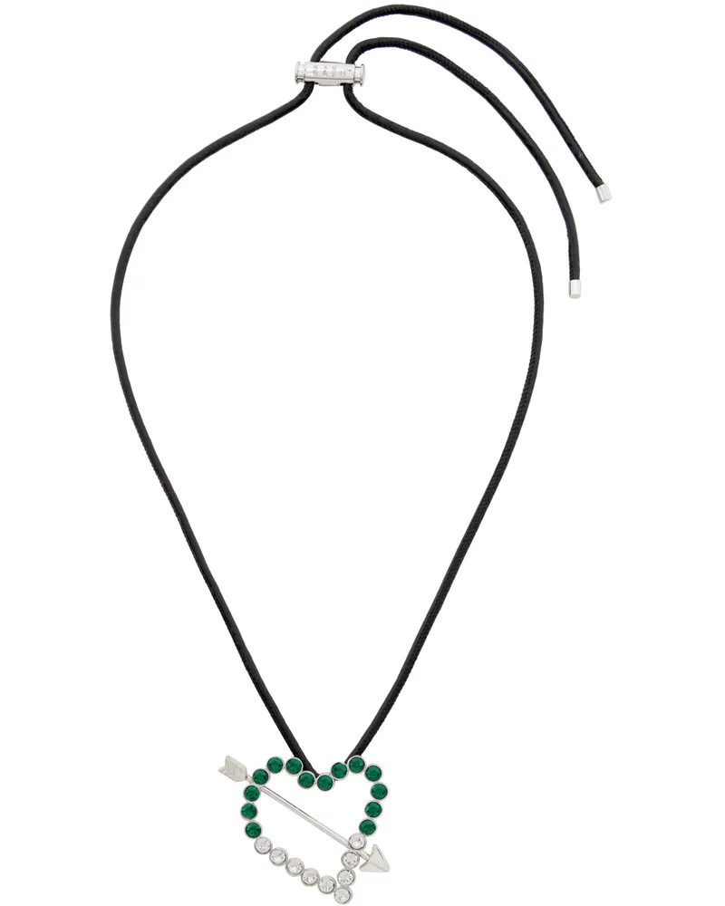 SafSafu Black Cupido Necklace Crystal