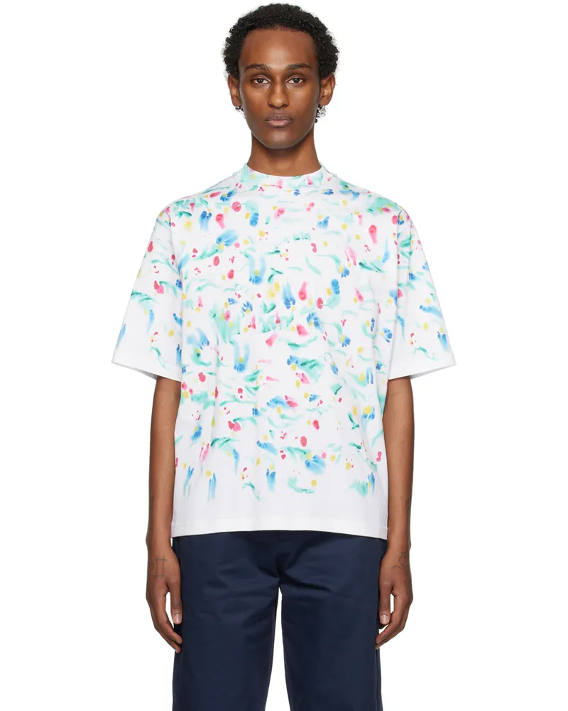 Marni White Crewneck T-Shirt Lily