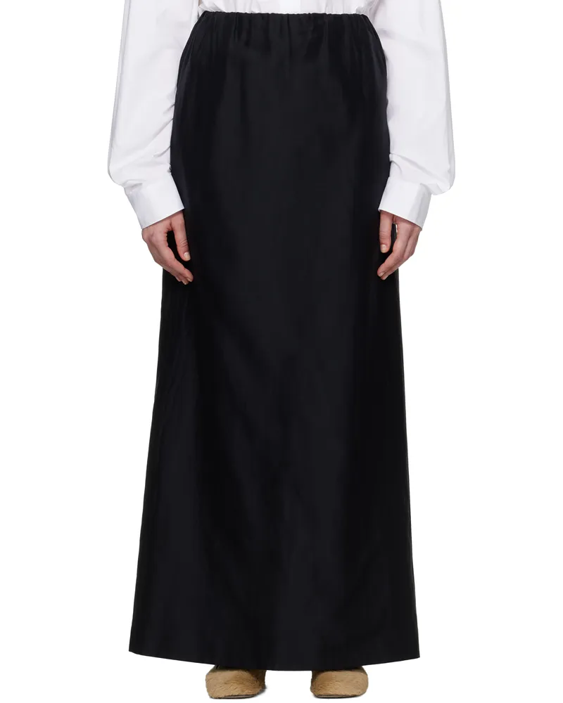 The Row Black Saul Maxi Skirt Blk