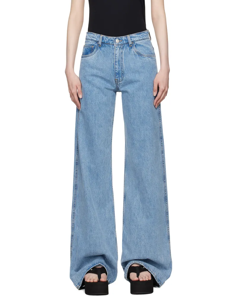 COPERNI Blue Wide-Leg Jeans Blue