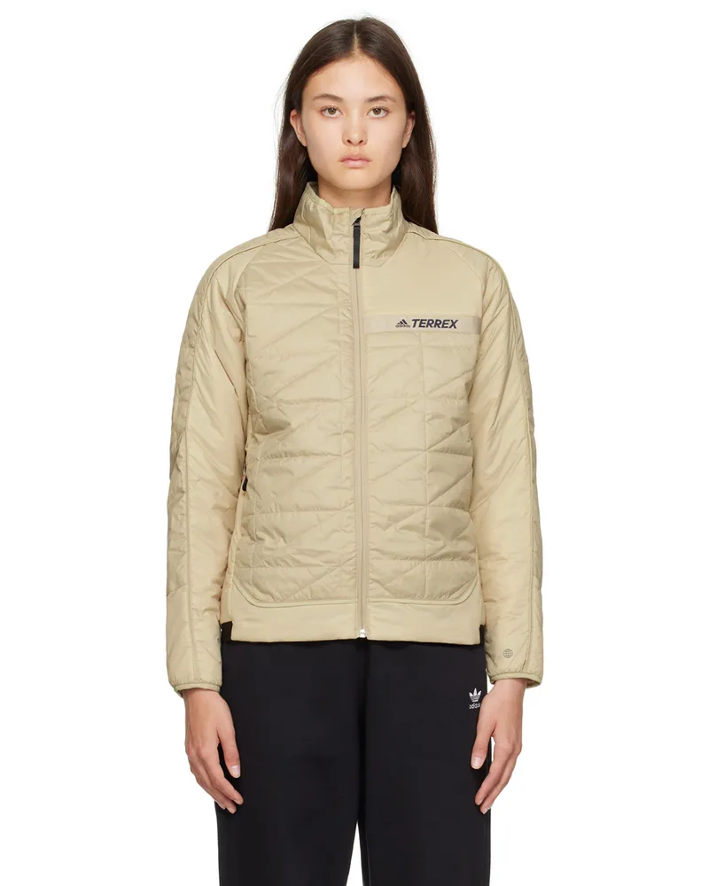 adidas Beige Insulated Jacket Savannah