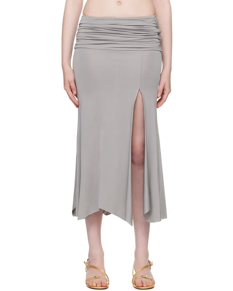 GIMAGUAS Gray Gilda Midi Skirt Grey