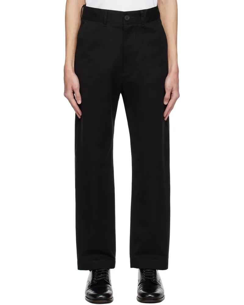 Studio Nicholson Black Bill Trousers -