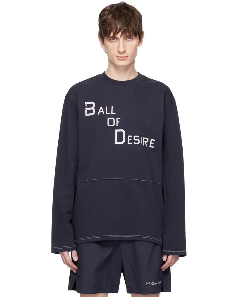 Palmes Navy Desire Tennis T-shirt Navy