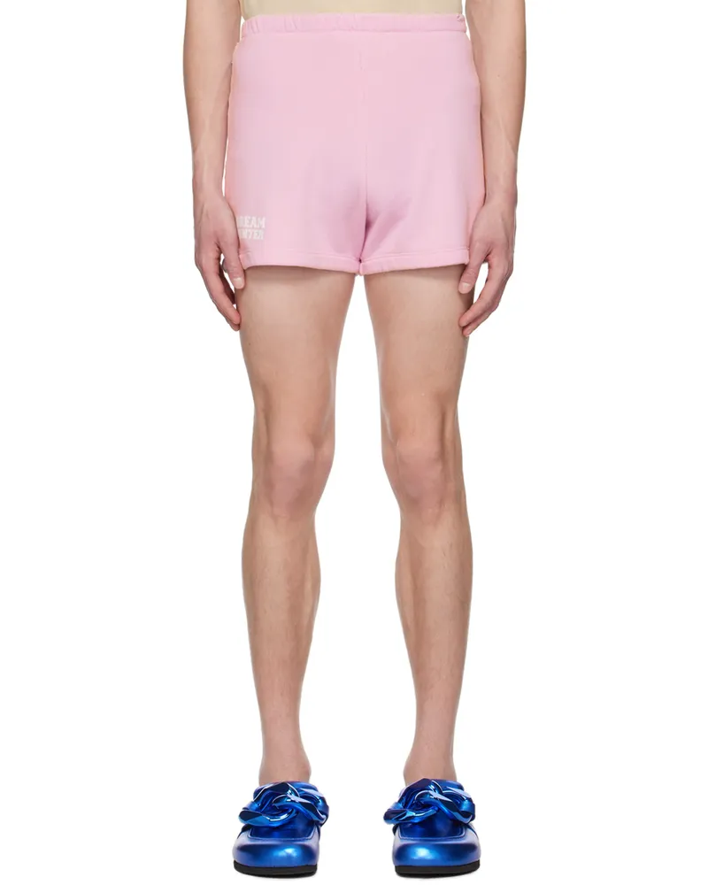 Liberal Youth Ministry SSENSE Exclusive Pink Dream Center Shorts 1