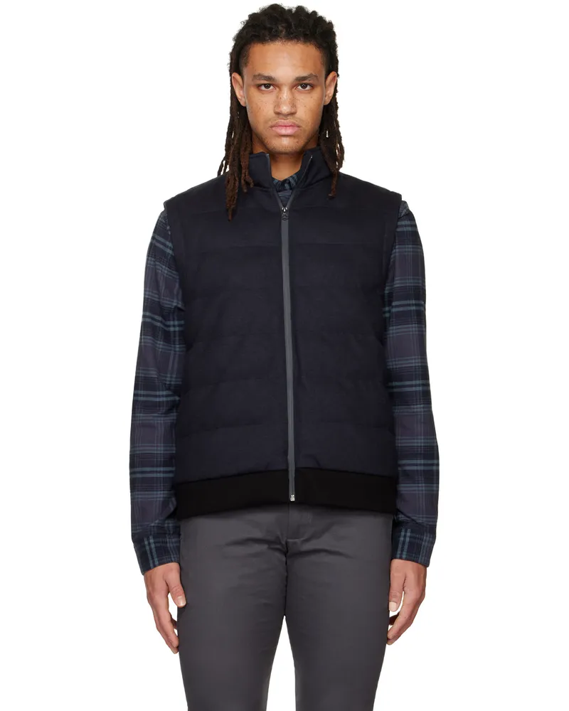 Vince Navy Padded Vest Coastal-403cbl
