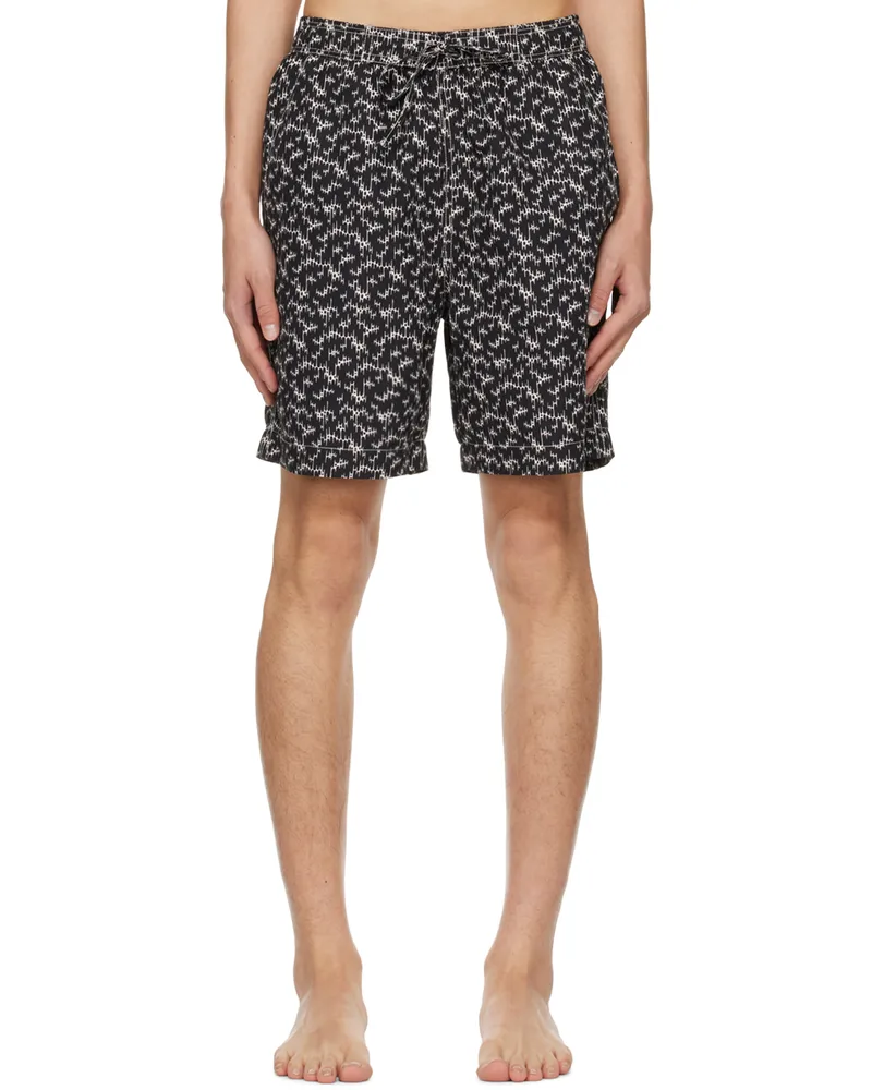Isabel Marant Black Hydra Swim Shorts 01bk