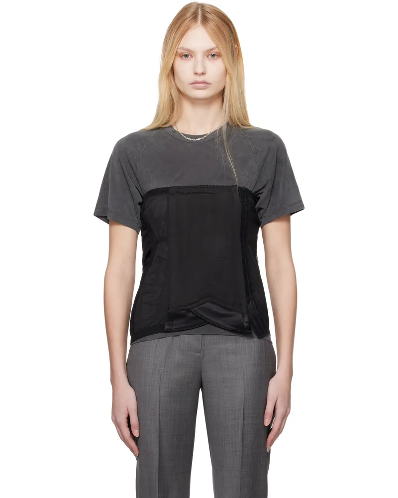 Our Legacy Black Object Corset Top Black