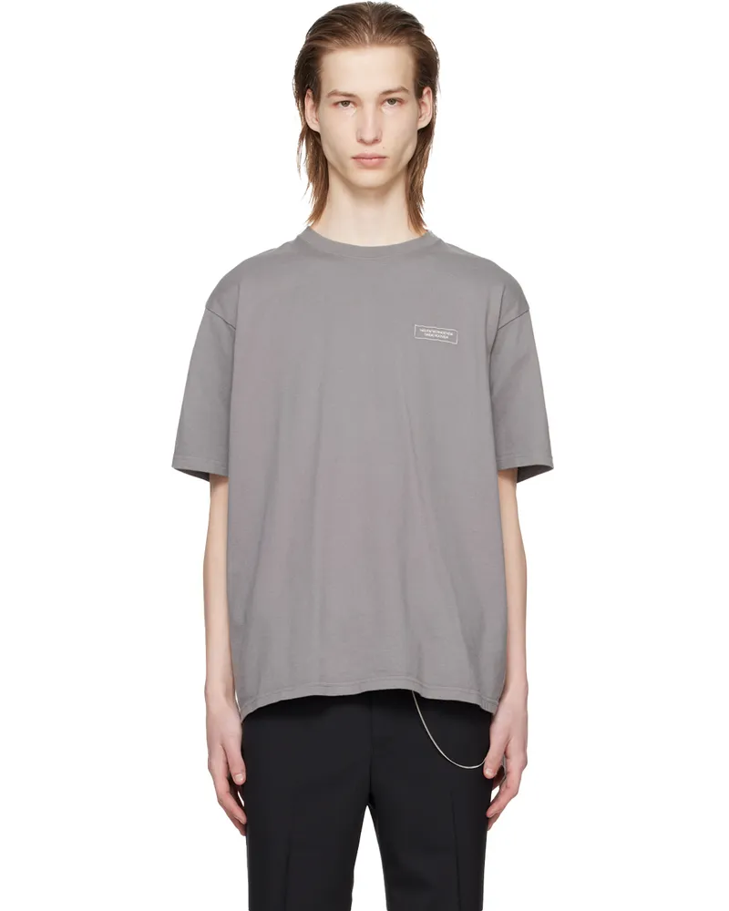 Undercover Gray Printed T-Shirt Gray