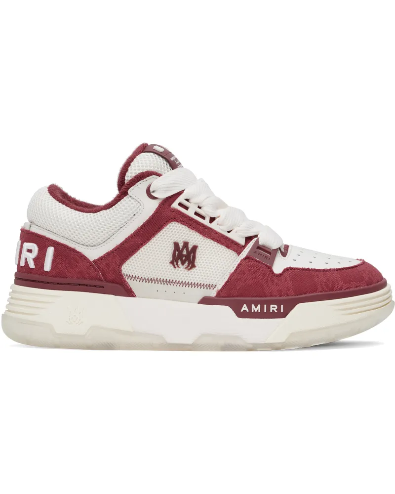 Amiri White & Red MA Quad MA-1 Sneakers Deep