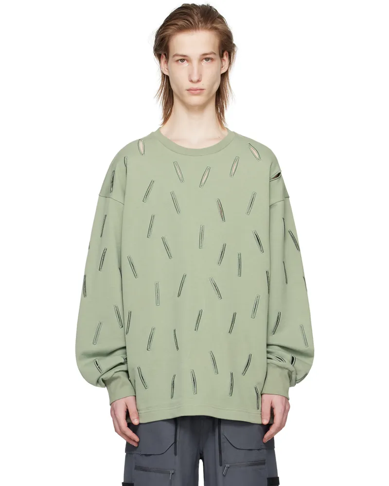 A. A. Spectrum Green Cutters Sweatshirt Fig