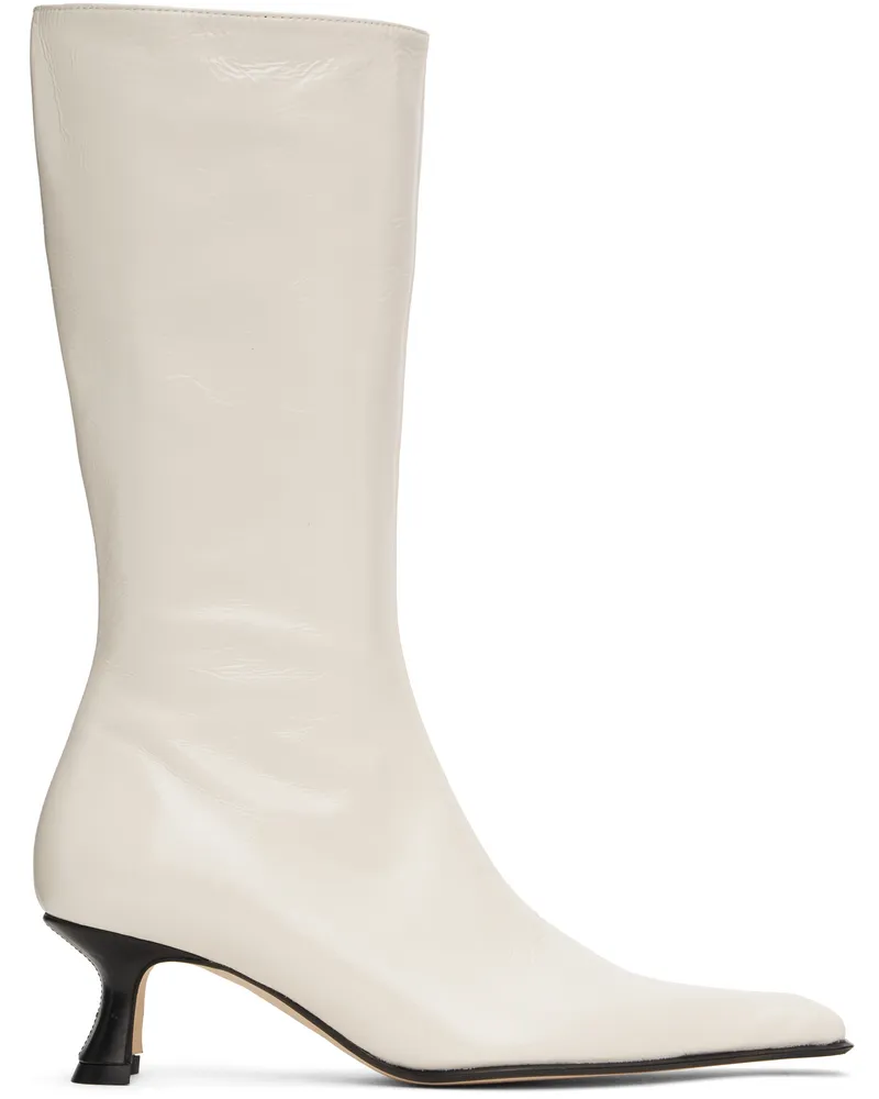 Miista White Rilla Boots Off