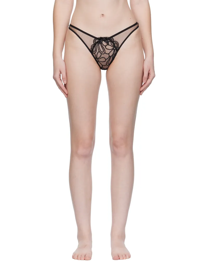 Agent Provocateur Black Nelle Thong 001001