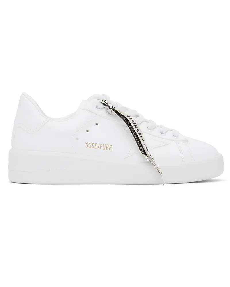 Golden Goose White Purestar Sneakers Optic