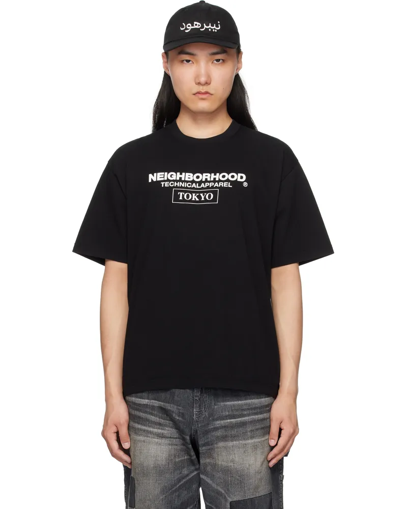 Neighborhood Black N.H SS-16 T-shirt Black