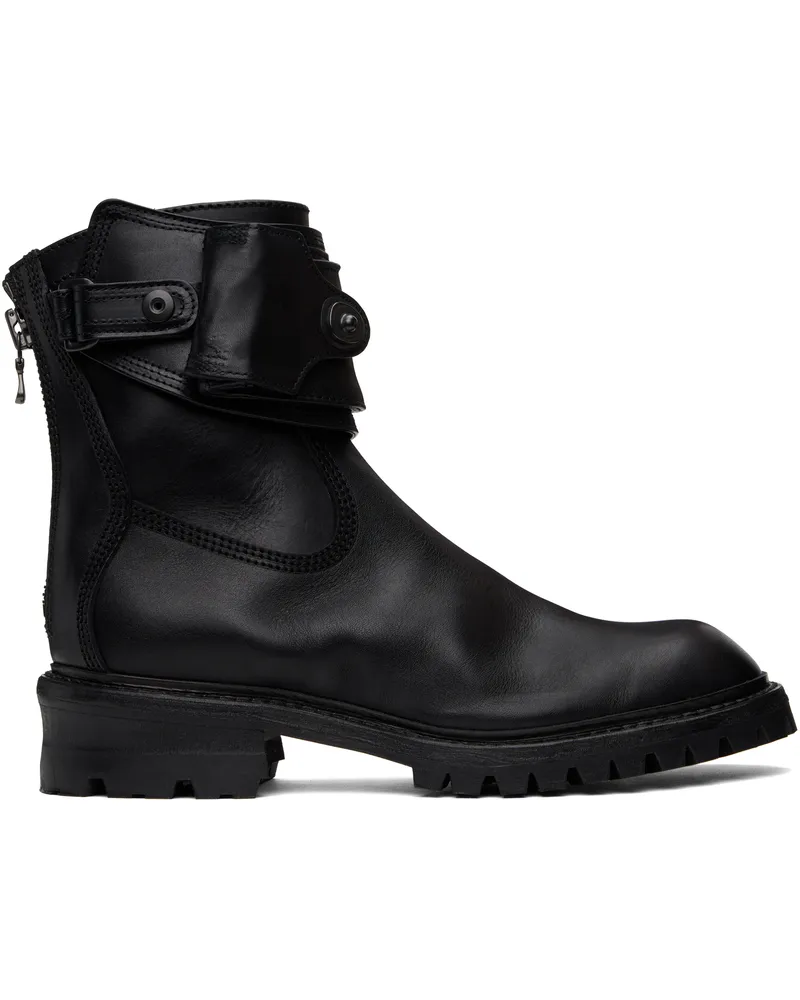 Julius Black Holster Boots Black