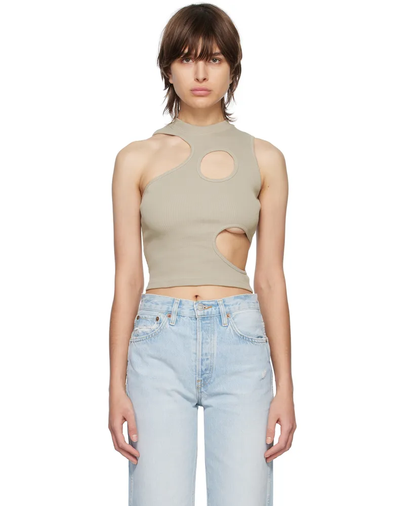 Rombaut SSENSE Exclusive Tan Cell Tank Top Desert