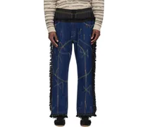 SSENSE Exclusive Indigo Jeans