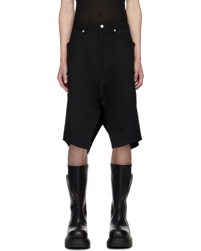 Rick Owens Black Porterville Slivered Skirt