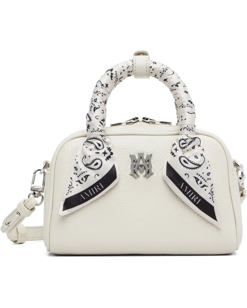 Amiri Off-White Micro Bowling Bag Alabaster